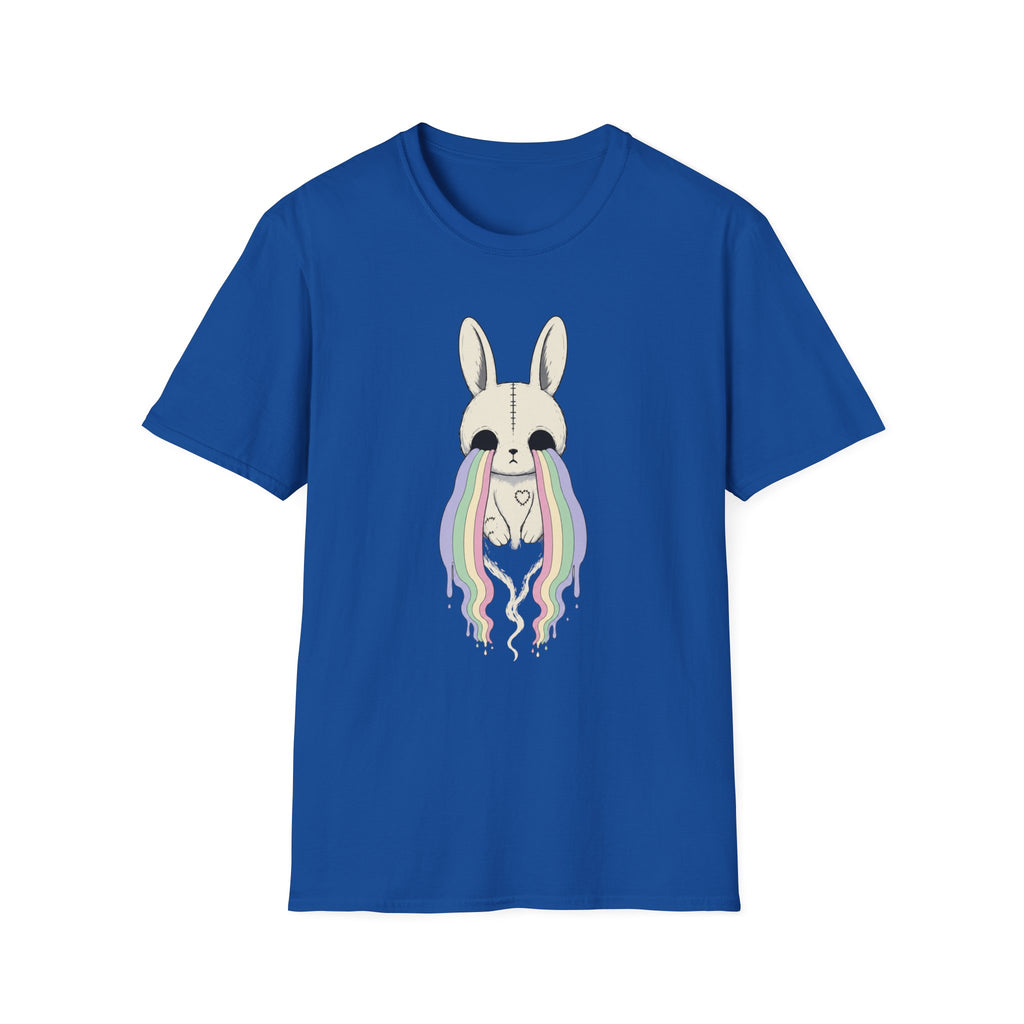 Ghost Bunny with Rainbow Tears T-Shirt