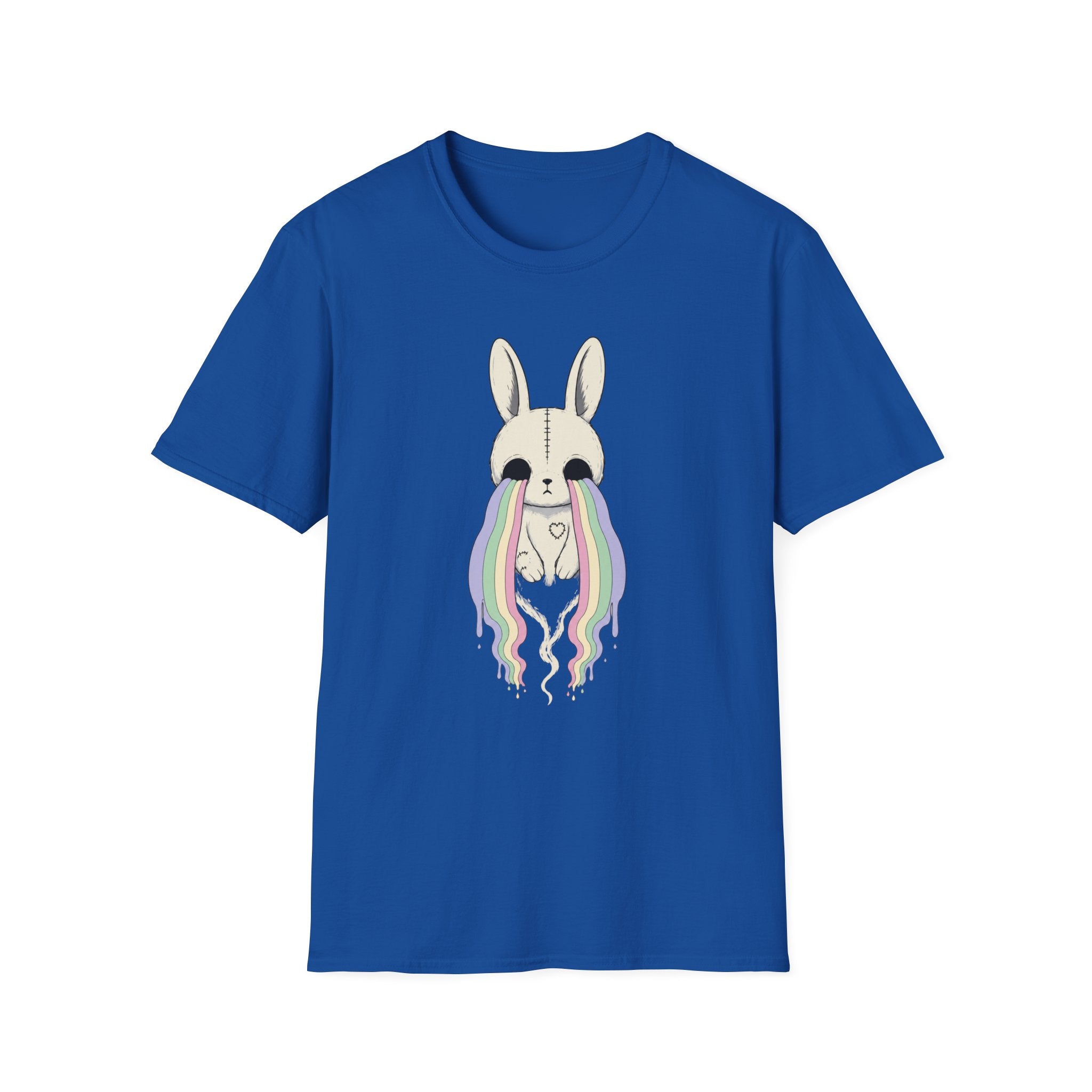 Ghost Bunny with Rainbow Tears T-Shirt